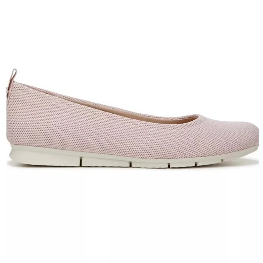 Dr Scholls Size 8 W Wide Blush Pink Timeless Ballerina Flats NEW